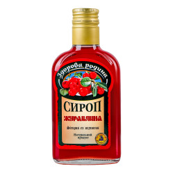 Brusinkový sirup 200ml Zdorova rodyna