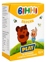 Broskvová šťáva 200ml Vinni