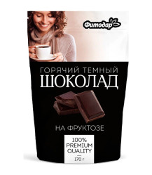Horká tmavá čokoláda s fruktózou 170 g Fitodar