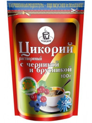 Rozpustná cikorka s borůvkami a brusinkami 100 g Eremeevskoje