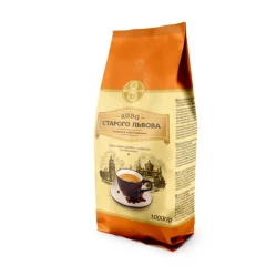 Káva v zrnách Arabika a Robusta Snídaňková 1kg Káva Starého Lvova