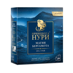 Černý čaj Magie bergamotu 100×2 g Princezna Nuri