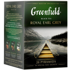 Černý čaj Royal Earl Grey 20×2 g Greenfield