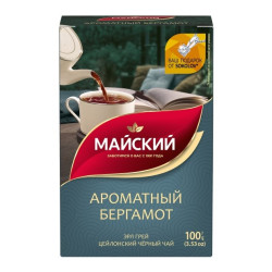 Černý čaj Aromatický bergamot 100g Mayskiy