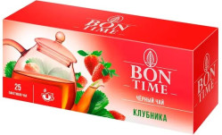 Černý čaj s příchutí jahod 37,5g 25*1,5 Bon Time