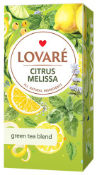 Zelený čaj Citrus Melissa 24*1,5g Lovaré 36g
