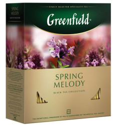 Černý čaj Spring Melody 100×1,5 g Greenfield