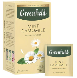Čajový nápoj Mint Chamomile 30g (20×1,5g) Greenfield