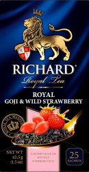 Čaj Royal Goji & Wild Strawberry 25×1,7g Richard