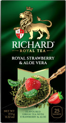 Čaj Royal Strawberry & Aloe Vera 25×1,5g Richard