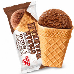 Zmrzlina Stakan Velikan Čokoládová 100g Lasunka
