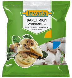Вареники с картофелем и грибами Любимые 900г Levada
