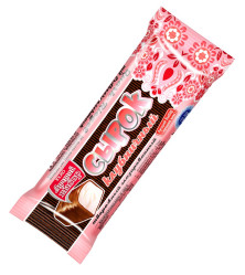 Sladký tvaroh v čokoládě jahoda 38g QR