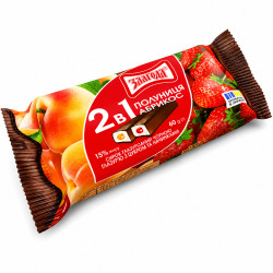 Tvarohové tyčinky 2v1 s příchutí jahody a meruňky 60g Zlagoda