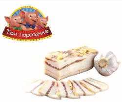 Špek s česnekem cca 300g Tri Porosenka