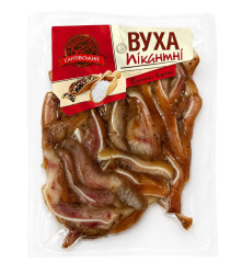 Uzené pikantní proužky z vepřových uší SMK cca 300g