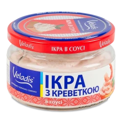 Sleďový kaviár s krevetami 160g Veladis
