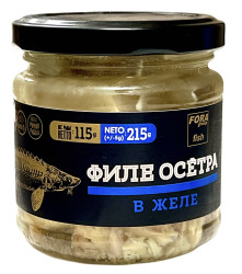 Филе осётра в желе 115г Fora Group