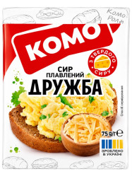 Tavený sýr Družba 75g KOMO