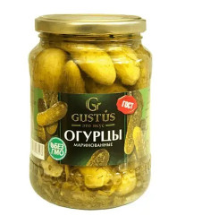 Nakládané okurky 340g Gustus
