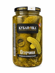 Konzervované okurky 750g Kubanochka