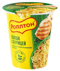 Instantní nudle s kuřecí příchutí 70g Rolton