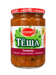 Polévka Soljanka s okurkami 480g Tchýně Lackmann