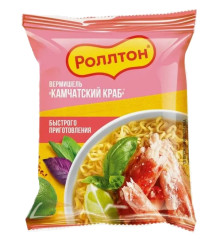 Instantní nudle s příchutí kamčatského kraba 60g Rollton