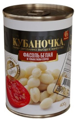 Фасоль в томатном соусе 220г Кубаночка