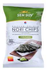 Platky z mořských řas s příchutí wasabi 5g SenSoy
