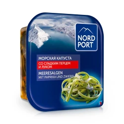 Salát z mořských řas s paprikou a cibule 200g NORD PORT