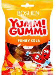 Želé Yummi Gummi Funny Cola 70g Roshen
