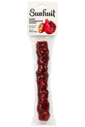 Sladký sujuk s vlaškými ořechy a přichutí granátového jablka 150g Sunfruit