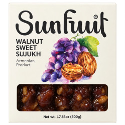 Sladký sujuk s vlaškými ořchy 500g Sunfruit