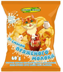 Kukuřičné křupky s příchutí pečeného mléka 60 g Zolote Zerno