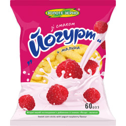 Kukuřičné křupky Jogurt + Malina 60 g Zolote Zerno
