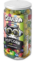 Popcorn s příchutí Ovocný mix 160 g Sovora