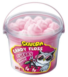 Cukrová vata s příchutí višně 30 g SOVORA