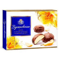 Zefír v hořké čokoládě Hruškový dezert 200 g Vdohnovenie