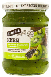 Kiwi protřené s cukrem a semínky chia 280 g Stoev