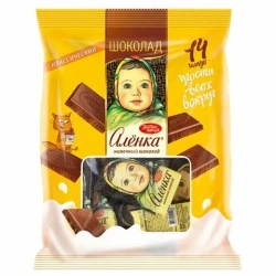 Čokoláda Mléčná ALENKA 210g (14*15g)