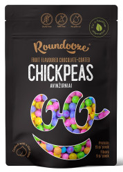 Pražená cizrna v čokoládě s ovocnou přichuti 150g Roundooze