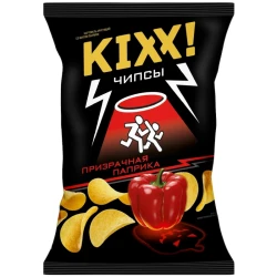Čipsy s příchutí papriky 50g KIXX!