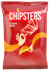 Čipsy s príchuťou slaniny 120g CHIPSTERS