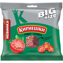 Suchariky s pikantní příchutí rajčat 80g Kiriyeshki