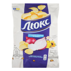 Brambůrky s příchutí smetanovo-cibulovou 125g LUX