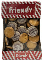 Sušenky Delicia s příchutí višně 1 kg Friendy