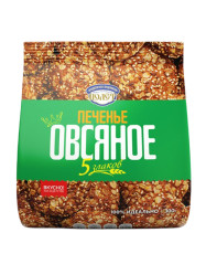 Печенье Овсяное 5 злаков 300г Полёт
