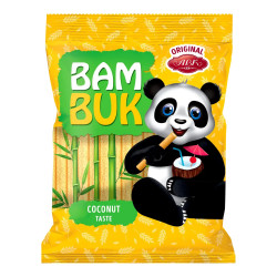 Trubičky s kokosovou příchutí Bam-Buk 200 g AVK