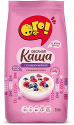 Ovesná kaše s borůvkami a malinami 350g OGO!